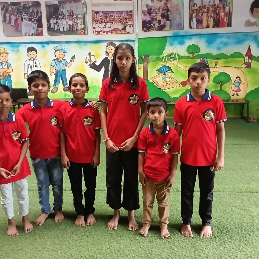 Star Abacus students smiling in the classroom