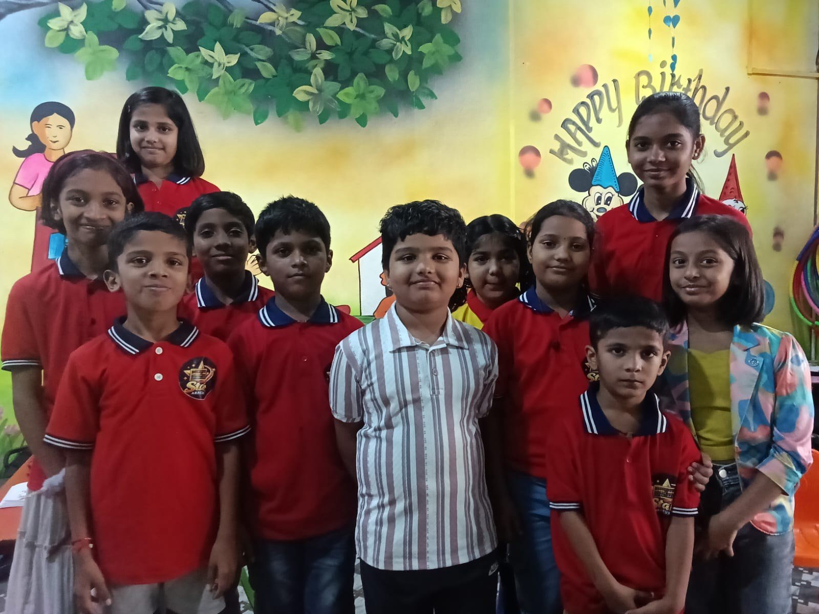 Star Abacus students celebrating together